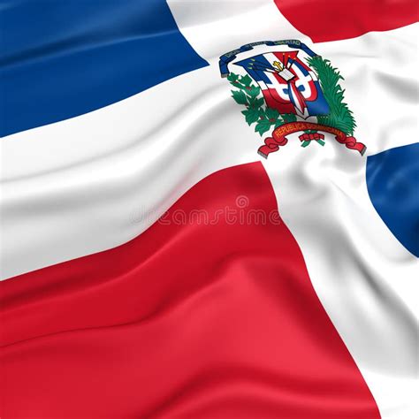 Les Drapeaux De La République Dominicaine Et De La Suisse Ont Croisé Et