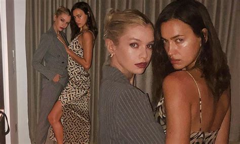 Irina Shayk Gets Cozy With Fellow Model Stella Maxwell In Throwback