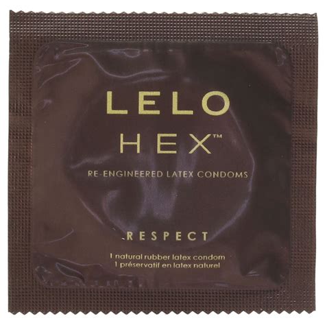 Lelo Hex Respect Xl Condoms 12 Pack Lelo Condoms Canada