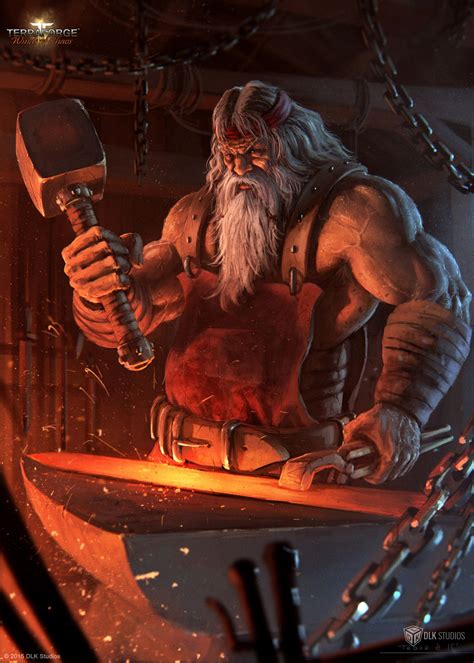 Artstation Able Blacksmith Todor Hristov Fantasy Dwarf Fantasy