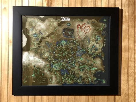 Zelda Fan Uses Breath Of The Wilds Heros Path To Map Their Entire