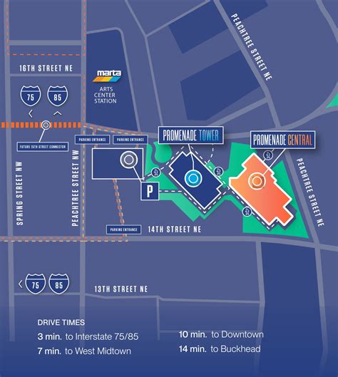 Atlanta’s Most Walkable Radius — Promenade Central