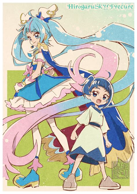 Sora Harewataru And Cure Sky Precure And More Drawn By Kamikita Futago Danbooru
