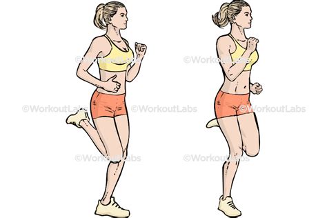 butt kicks workoutlabs exercise guide
