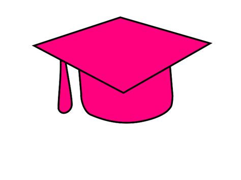 Graduation Cap Pink Clip Art At Vector Clip Art Online