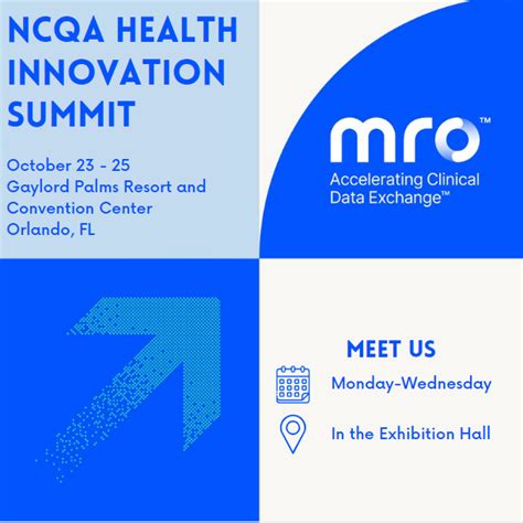 Ncqa Health Innovation Summit Mro Corp