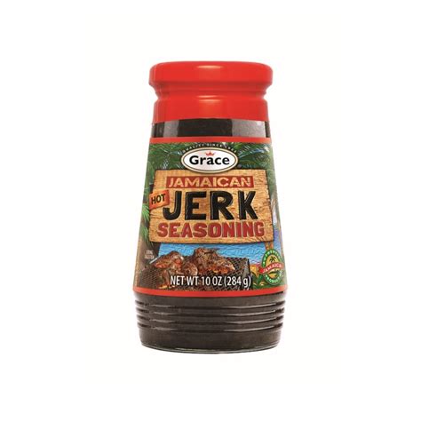 Grace Jerk Seasoning Hot 1 Bottle 10 Oz Spicy Authentic Jamaican