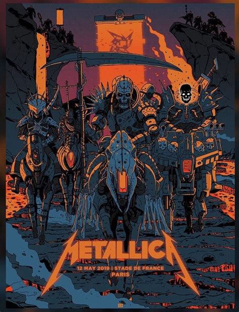 Pin By Jarrod Lancing On Music Metallica Art Rock Band Posters