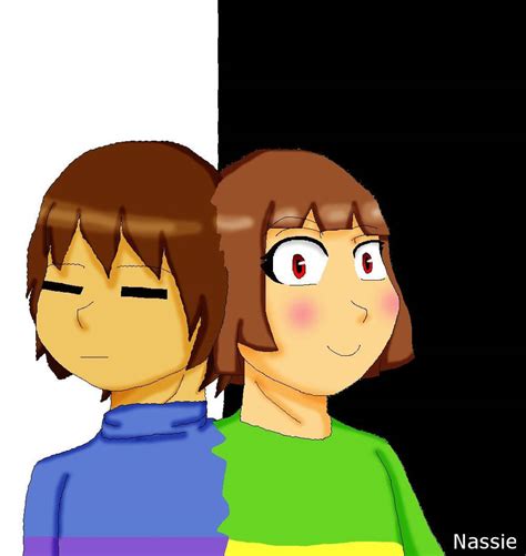 Undertale Spoiler Frisk Et Chara Difference By Nassiedevientart On