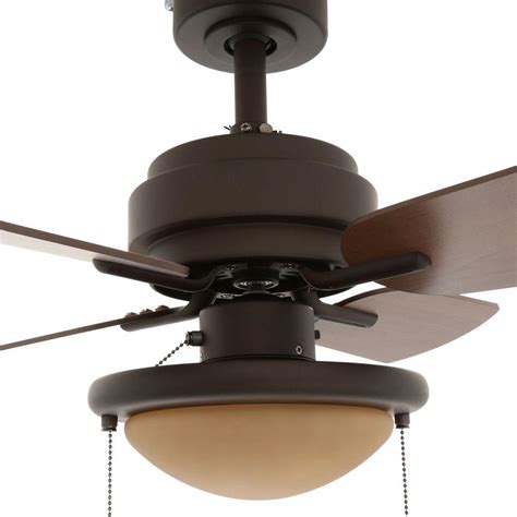 24 Indoor Compact Ceiling Fan W Light Reversible Tiny Room Small