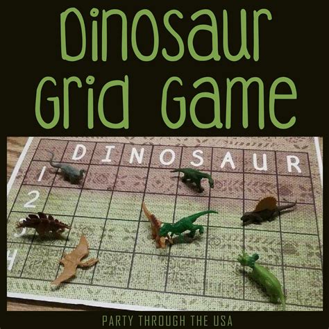 Dinosaur Grid Game With Safari Ltd Good Luck Minis