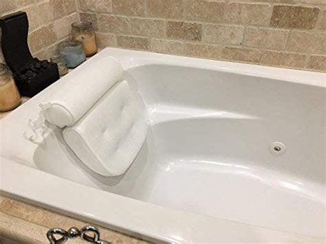 The travel neck pillow is filled with a unique memory foam that contours to your head and neck, providing the ultimate comfort and support. Royal Casa Bath Pillow - Non Slip, Luxury Bathtub Pillow ...
