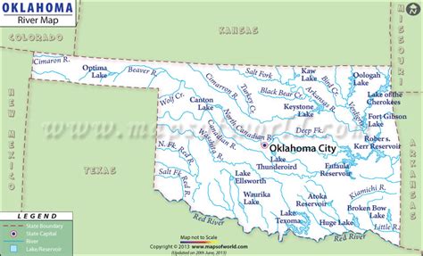 Illinois River In Oklahoma Map Nyc Map
