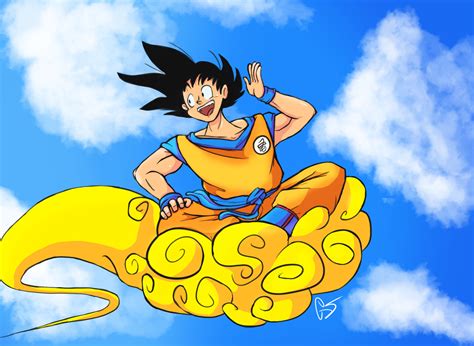 Artstation Goku On Nimbus