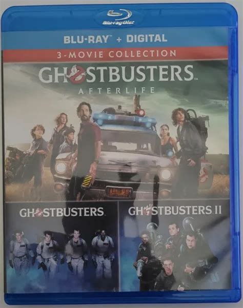 Ghostbusters 3 Movie Collection Blu Ray 3 Disc Set Free Shipping 1499