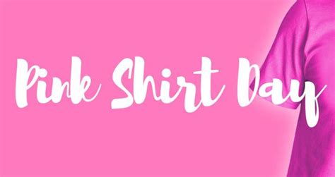 National pink day, not to be confused with international pink day, is a holiday which is celebrated annually on june 23rd in observance of the color pink. Pink Shirt Day Next Wednesday, Feb 27 | W.J. Mouat Secondary