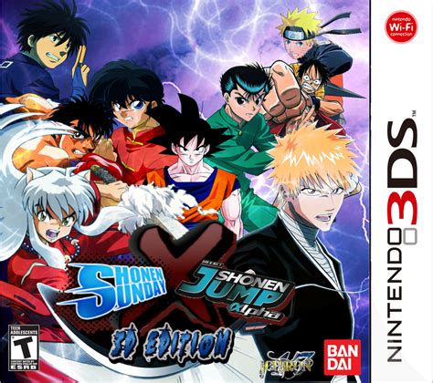 Shonen Sunday X Shonen Jump Nintendo 3ds Art Cover By Ichiron47 On