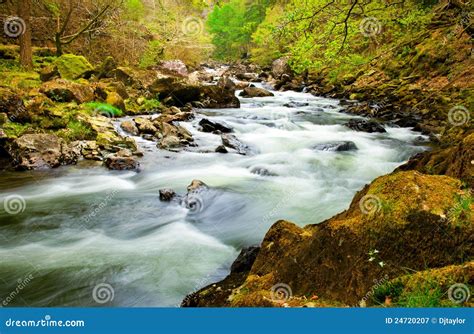 Fast Flowing River Stock Image Image Of Flow Water 24720207