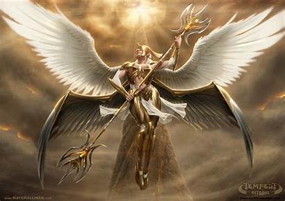 Seraph Tempest Natehallinanart Angel Warrior Armor Deviantart