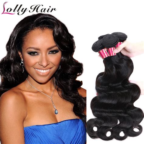 indian remy hair body wave 4pcs lolly hair products 8a grade 100 unprocessed virgin human hair