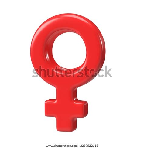Red Female Sex Symbol 3d Icon Stock Illustration 2289522113 Shutterstock