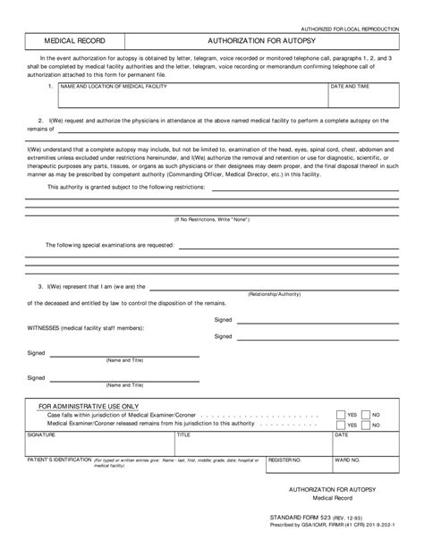 Form Sf 523 Fill Out Sign Online And Download Fillable Pdf