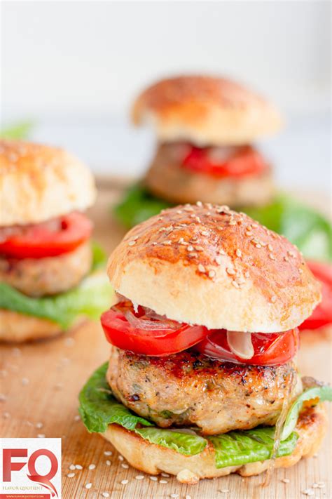 Ground chicken burger recipe with juicy chicken patty like my ukrainian grandma used to make. Grilled Chicken Burger w/ Homemade Hamburger Buns