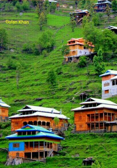 Beautiful Houses In Neelum Valley Azad Kashmir Pakistan Azad Kashmir