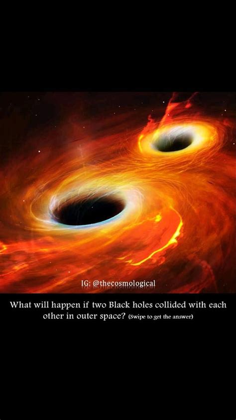 What Will Happen If Two Black Holes Collide Space And Astronomy Astronomy Facts Earth And