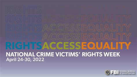 fbi on twitter this national crime victims rights week the fbi and our partners want to