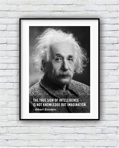 Time magazine selected albert einstein as person of the century. Items similar to Albert Einstein, Intelligence Quote, Quote poster, Typographic print, Genius ...