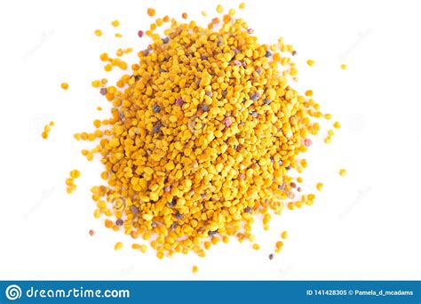 Pellets Of Yellow Bee Pollen Stock Image Image Of Herbal Pile 141428305