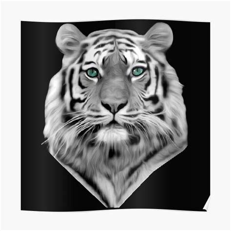 The White Tiger 02 Poster For Sale By Francival36 Redbubble