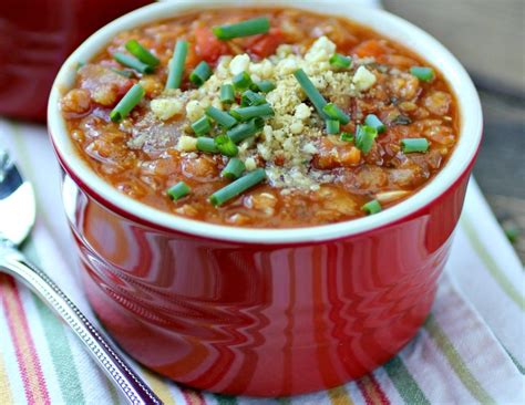 Alternatively, place all ingredients in a slow cooker and cook on low for 8 hours. Red Lentil Chili - Instant Pot - Instant Pot Recipes | One ...