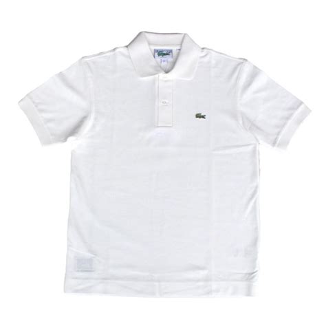 ラコステ Lacoste L1221 S S Classic Organic Cotton Pique Polo Shirt クラシック ピケ