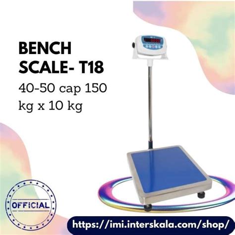 Promo Timbangan Duduk Laundry Digital Bench Scale Sonic T18 Cap