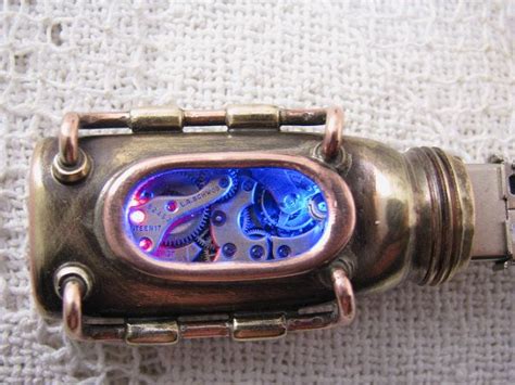 Steampunk Usb Flash Drive With Glowing Glass By Steamworkshop