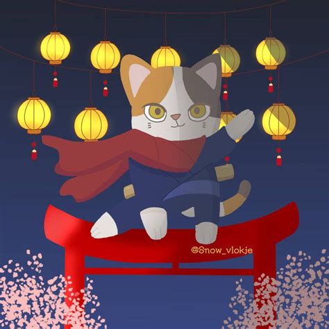Fanart Calico Cat Lucky Fanart By Snowvlokje On Deviantart Magic
