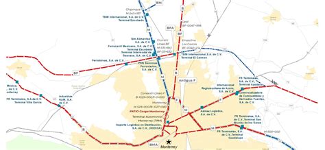 Atlas del Sistema Ferroviario Mexicano cartografía integral de la red ferroviaria Secretaría