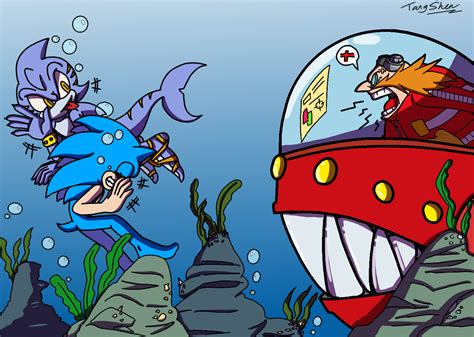 Sonic Underwater Adventure Tang Shen Illustrations Art Street
