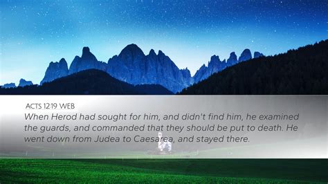 Acts 1219 Web Desktop Wallpaper When Herod Had Sought For Him And