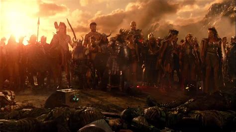 In Justice League Ares Can Be Seen In A Flashback Scene After The War