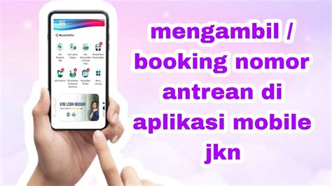 Mengambil Booking Nomor Antrian Di Aplikasi Mobile Jkn Jknmobile
