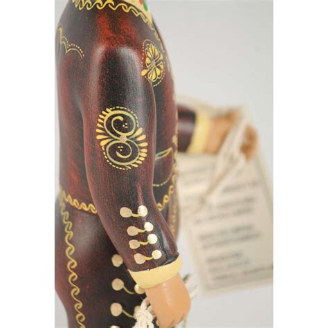 Charro Male Ceramic Mexican Folk Art Figurine Doll Lupita Clay Cowboy