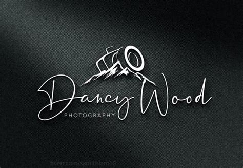 The Logo For Bancay Wood Photography Which Has Been Designed To Look