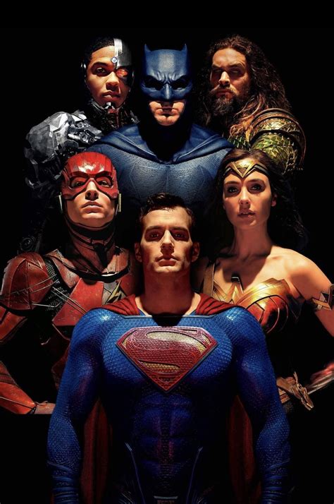 Justice League 2017 Poster Dceu Dc Extended Universe Foto