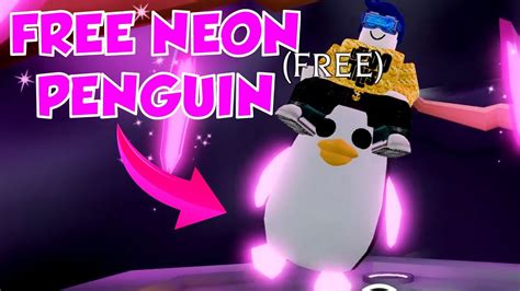 How To Get A Free Neon Penguin In Adopt Me Roblox Adopt Me Penguin