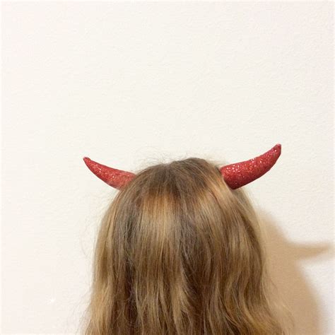 Devil Horns Devil Clips Devil Costume Devil Hair Clips Etsy