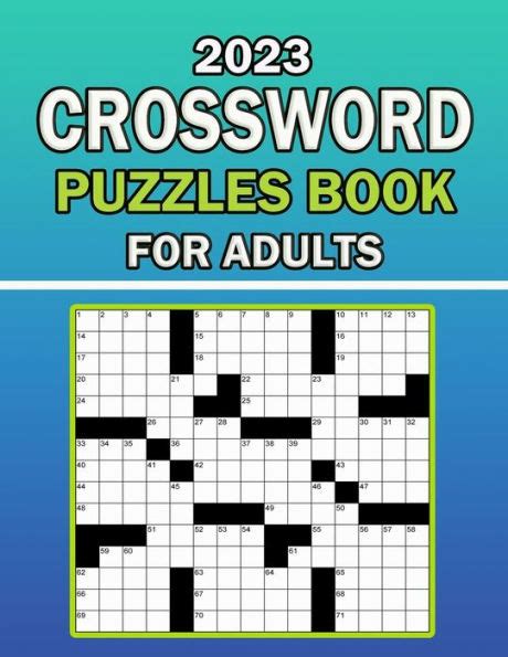 2023 Crossword Puzzles Book For Adults Awesome Large Print Crossword