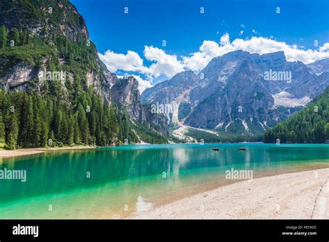 Pragser Wildsee Lago Di Braies South Tirol Hochpustertal Italy